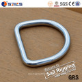 Rigging Hardware Anillo de acero inoxidable D